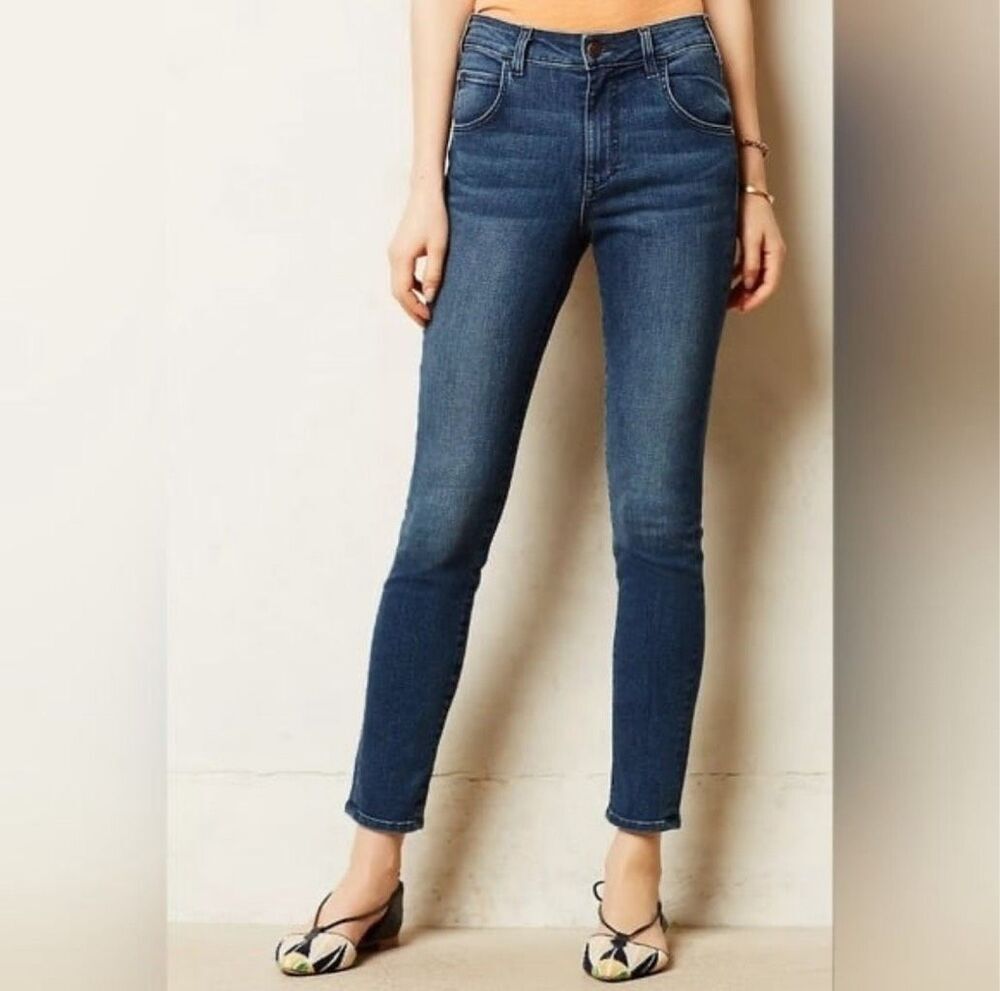 Pilcro and the Letterpress Superscript high waist 26 ankle jeans